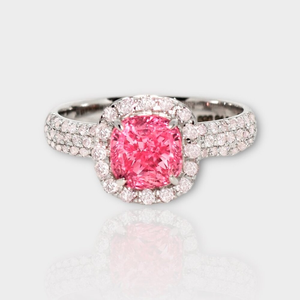 Pink Spinel Ring - Picture 2 of 8